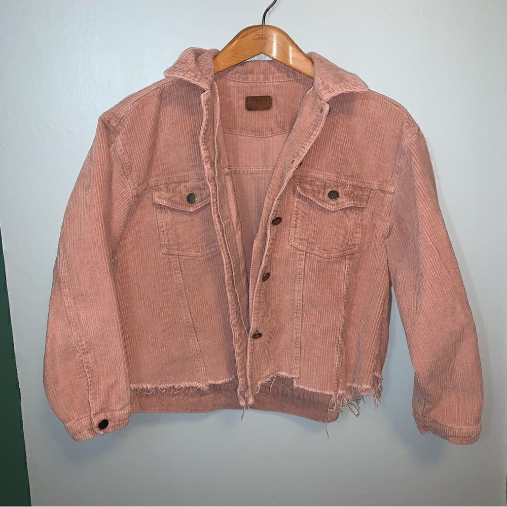 POL Corduroy Cropped Jacket Medium